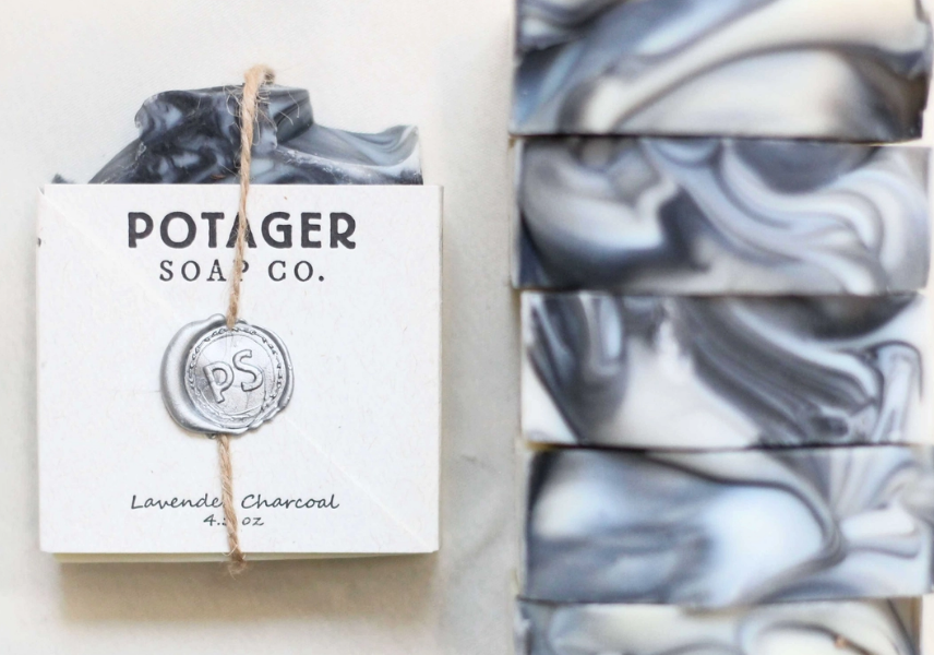 Lavender Charcoal Soap 2