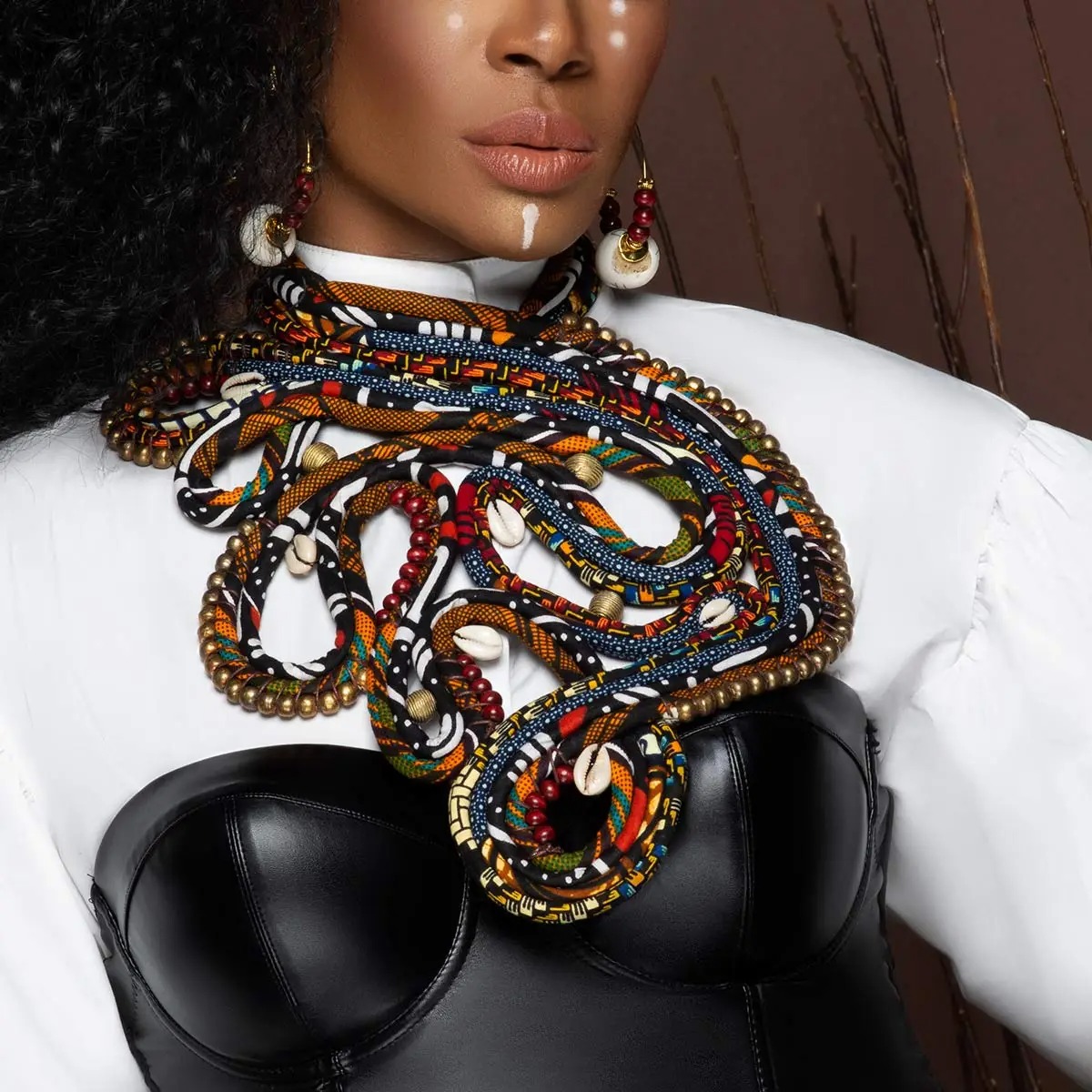 Women's African Statement Collar 2